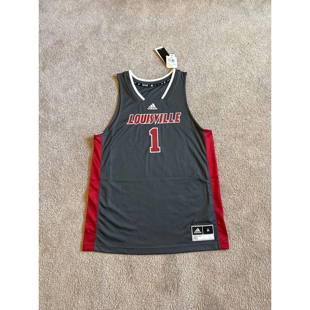 Louisville Cardinals NWT Adidas Men’s Basketball Jersey Size Medium